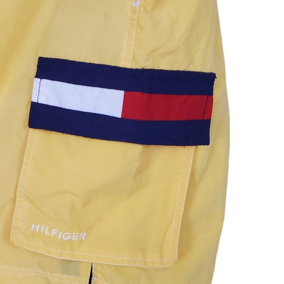 Vintage Tommy Hilfiger Logo Beach Swim Trunks - Picture 2 of 4